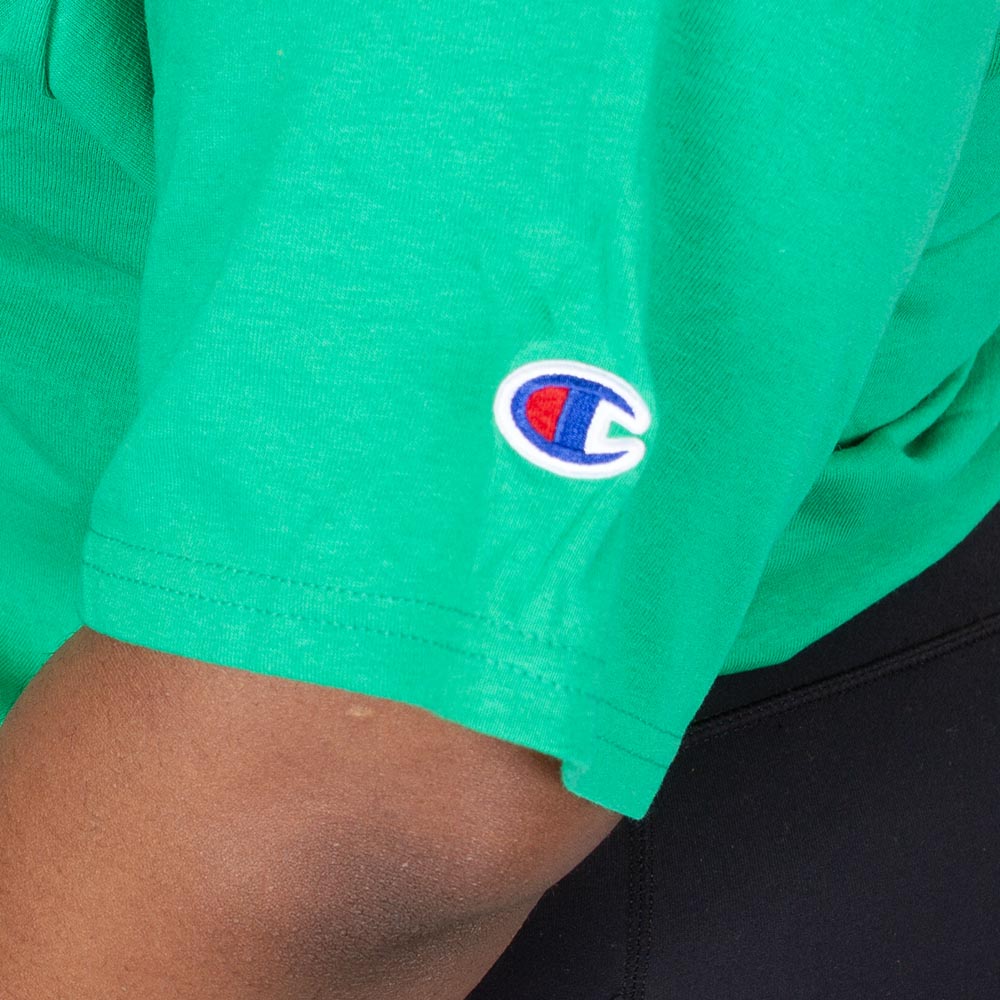 Arched Oregon, Champion, Green, Crew Neck, Cotton Blend, Men, T-Shirt, 942062